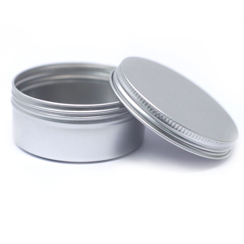 Aluminium-Dose, rund, 100 ml, mit Schraubverschluss