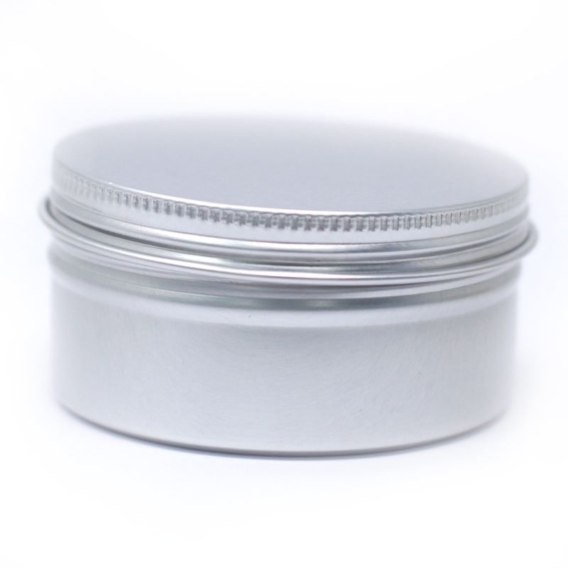 Aluminium-Dose, rund, 100 ml, mit Schraubverschluss