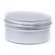 Aluminium-Dose, rund, 100 ml, mit Schraubverschluss