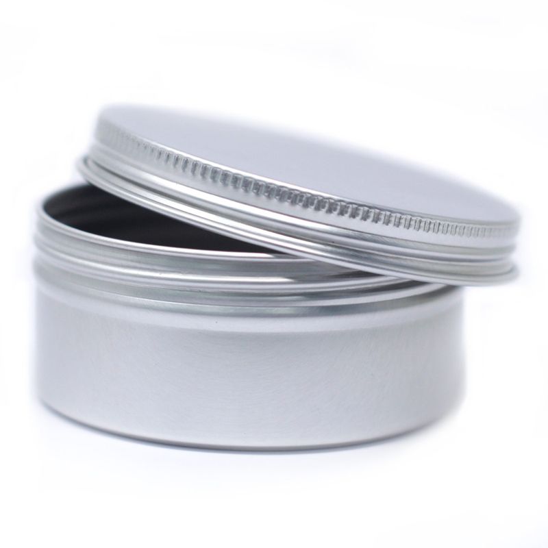 Aluminium-Dose, rund, 100 ml, mit Schraubverschluss