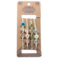 Schmuck mit gepr. Blumen - Armbänder mit 3 Blumen