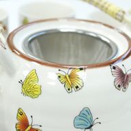 Kräuter Teekanne-Set- Schmetterlinge