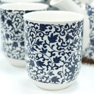 Kräuter Teekanne-Set- Blaue Blätter