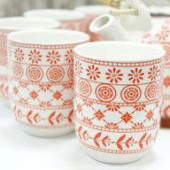 Kräuter Teekanne-Set- Bernstein