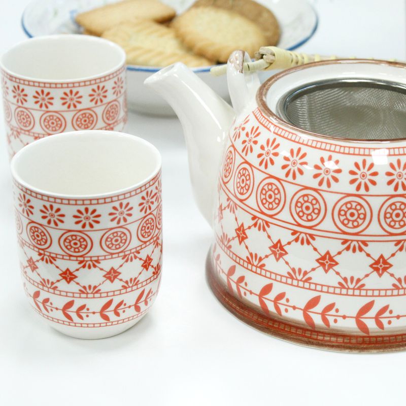 Kräuter Teekanne-Set- Bernstein