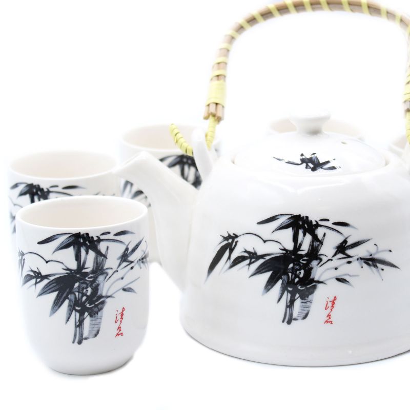 Kräuter Teekanne-Set- Orientalischer blauer Stein