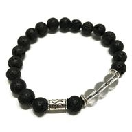 Lava-Steinarmband - Stammes Steinquarz
