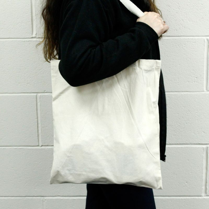 Große Baumwolltasche 38x42 'natur'