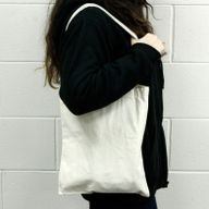 Mittelgroße Baumwolltasche 35x30 'natur'