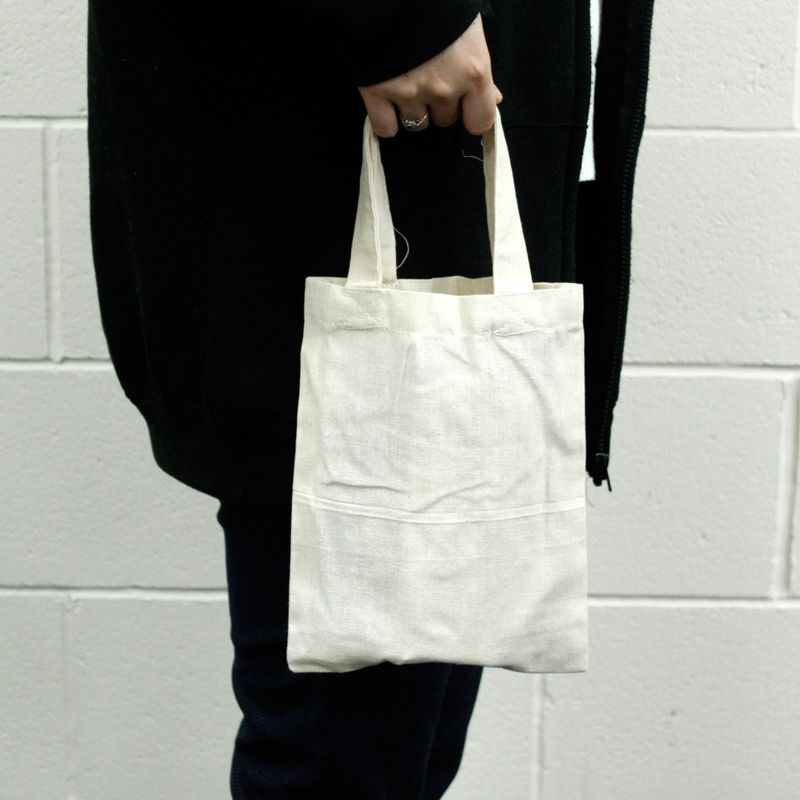 Kleine Baumwolltasche 25x20 'natur'