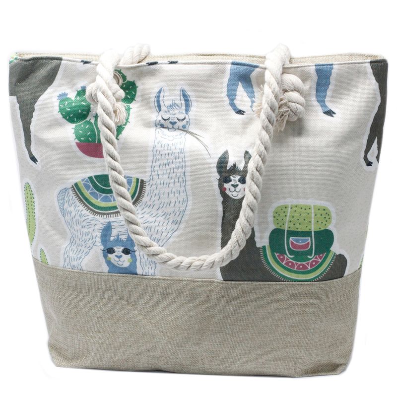 Klassische Tasche - Lamas