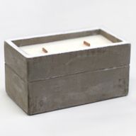 Sojawachskerze mit 2 Holzdochten - Nelke & dunkles Sandelholz