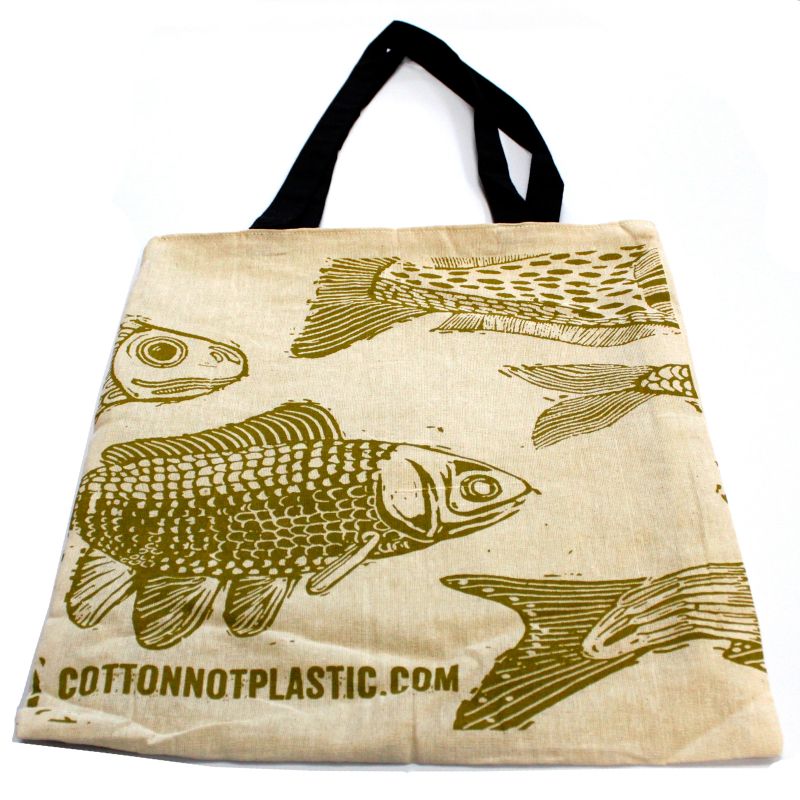 Große Baumwolltasche 38x42 'Wendetasche'