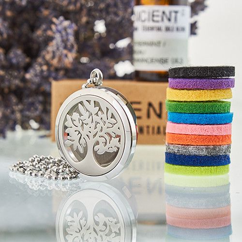 Aroma Diffusor Halskette - Baum des Lebens  30mm