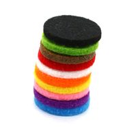 Aroma Diffusor Halskette - Wiederverwendbare Farbige 30mm Filz-Pads