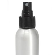 100-ml-Aluminiumflasche mit schwarzem Sprühverschluss
