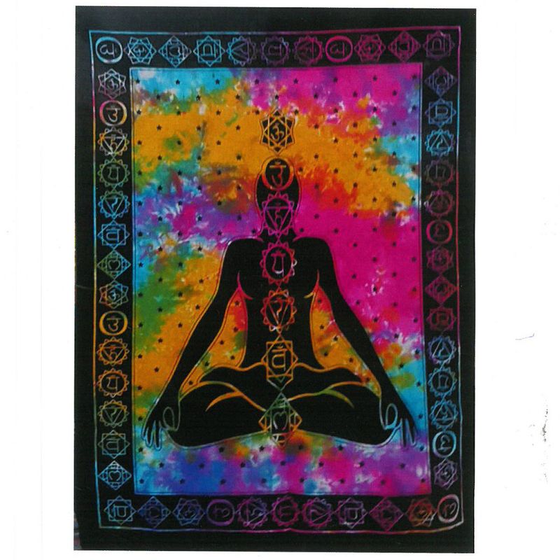 Baumwoll-Wandtücher - Chakra-Buddha