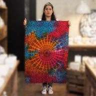Baumwoll-Wandtücher - Rundes Mandala