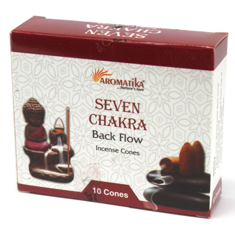10 Räucherkegel - 7 Chakren