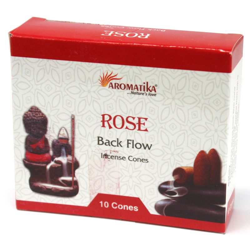 10 Räucherkegel - Rose