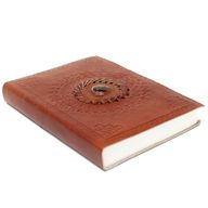 Ledernotizbuch - Tigerauge 17x12 cm