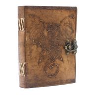 Ledernotizbuch - Drache   (20x15 cm)
