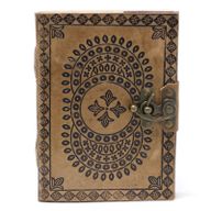 Ledernotizbuch - Mandala  (18x13 cm)