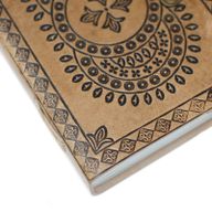Ledernotizbuch - Mandala  (18x13 cm)