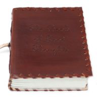 Ledernotizbuch "Book of Thoughts" m. Schnürband (15x10 cm)