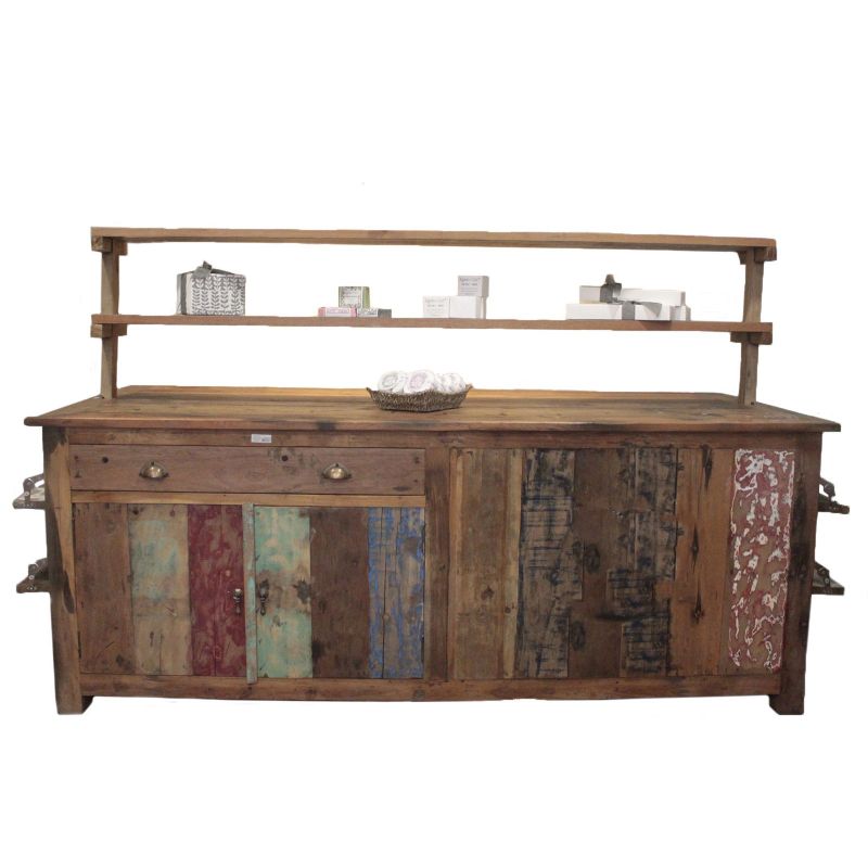 Mesa de exhibición central  207x97x80cm