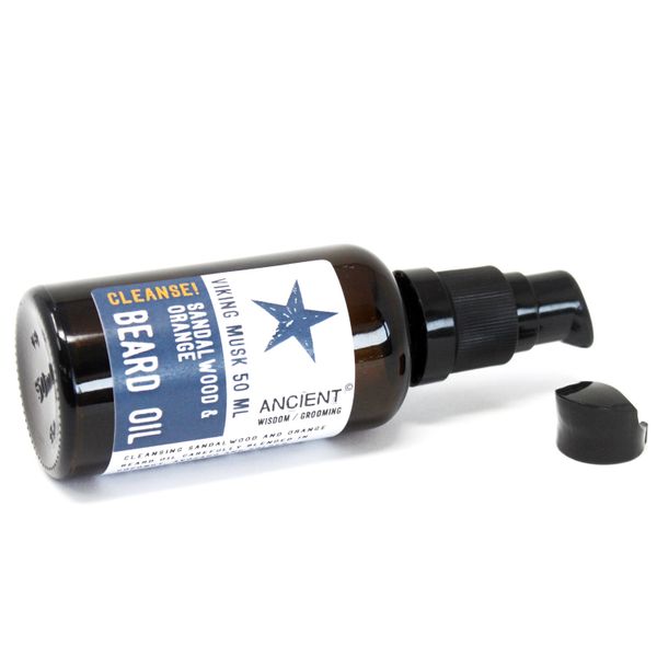 50ml Bartöl - Wikingermoschus - Reinigen!