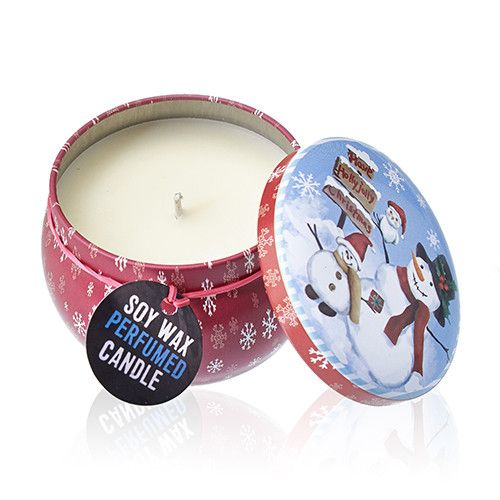 Sojawachskerze in Zinndose - Vintage Weihnachten "Zimt & Orange"