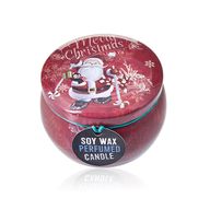 Sojawachskerze in Zinndose - Vintage Weihnachten "Zimt & Orange"