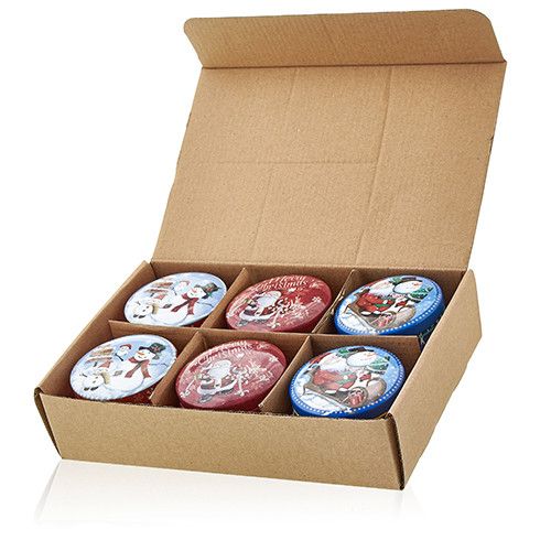 Sojawachskerze in Zinndose - Vintage Weihnachten "Zimt & Orange"