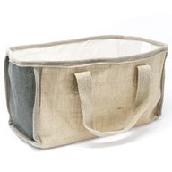 Große Einkaufstasche - 33x18x20cm - Kohle