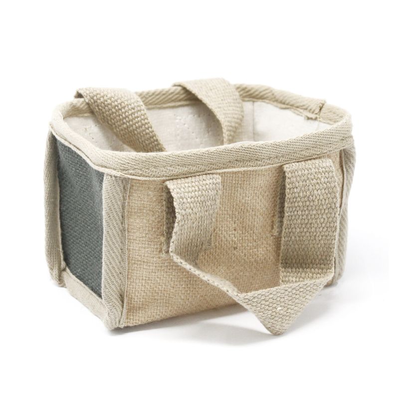 Kleine Einkaufstasche - 16x10x12cm - Grau