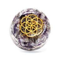Orgonit Briefbeschwerer 'Amethyst Kuppel'