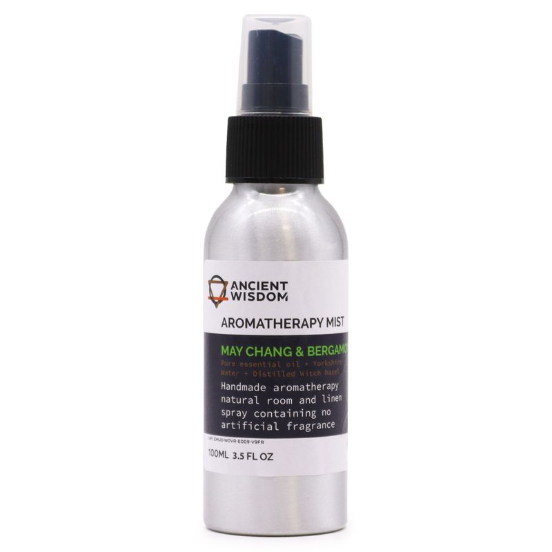 100ml Raumsprays mit ätherischen Ölen - May Chang & Bergamotte