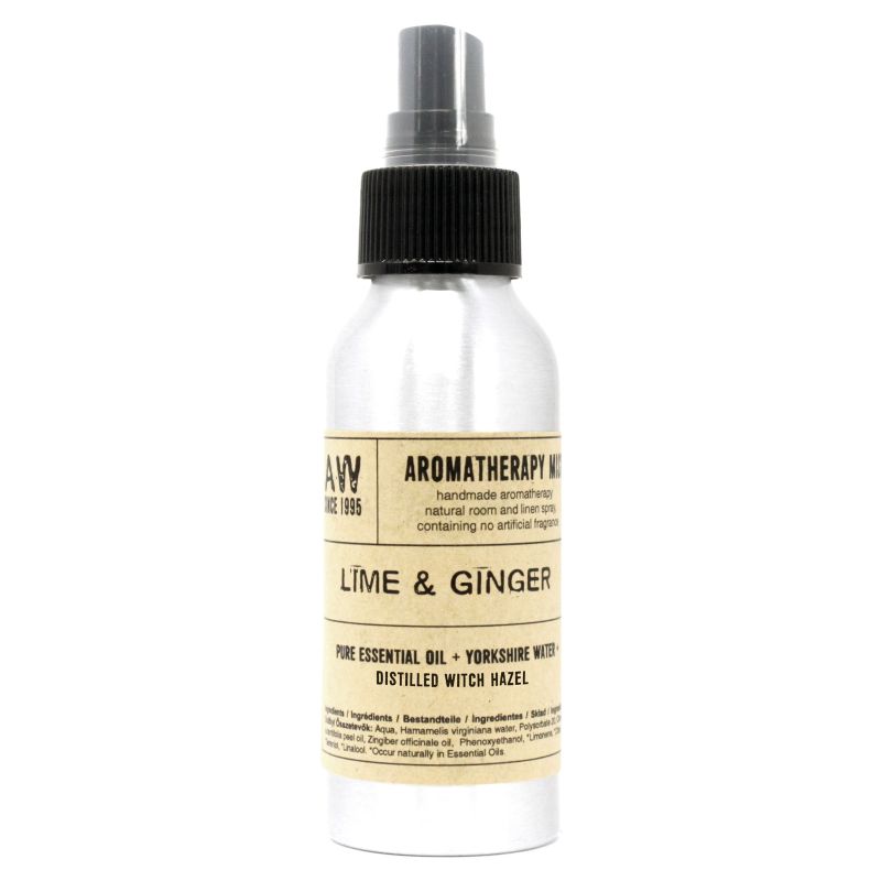 100ml Raumsprays mit ätherischen Ölen - Limette & Ingwer
