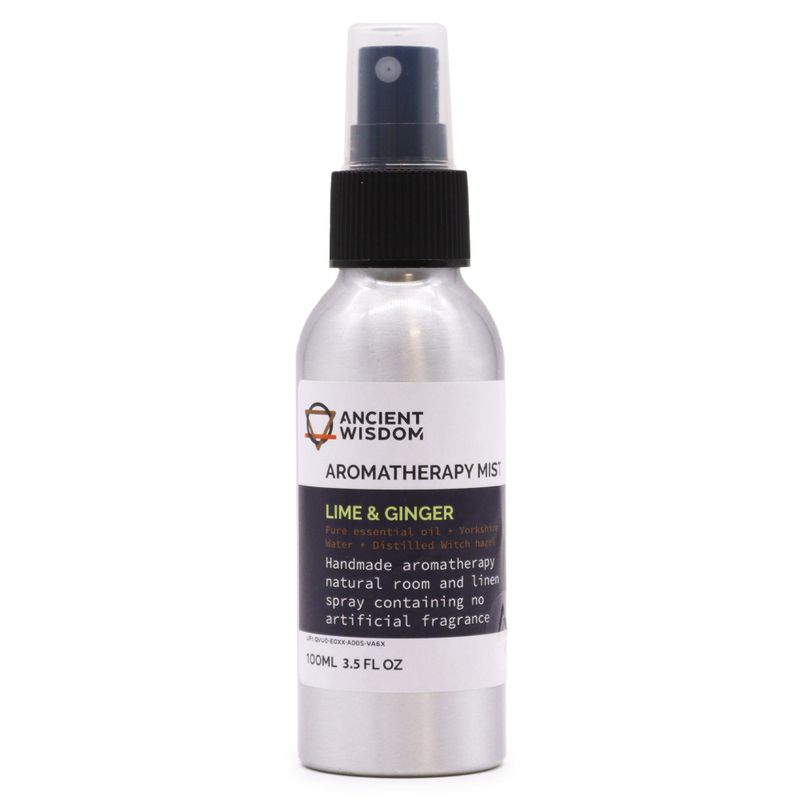 100ml Raumsprays mit ätherischen Ölen - Limette & Ingwer