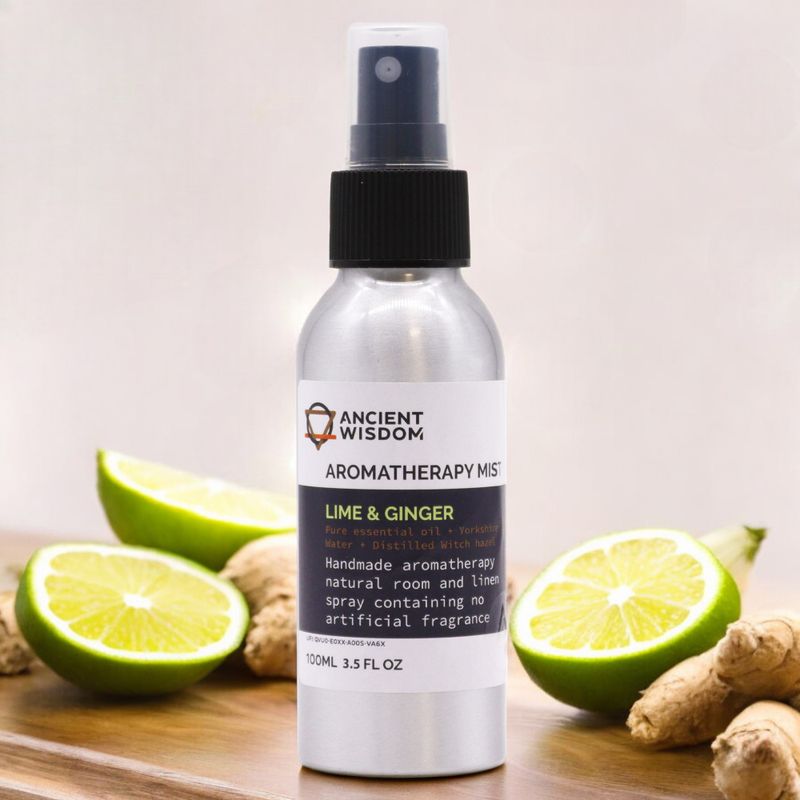 100ml Raumsprays mit ätherischen Ölen - Limette & Ingwer