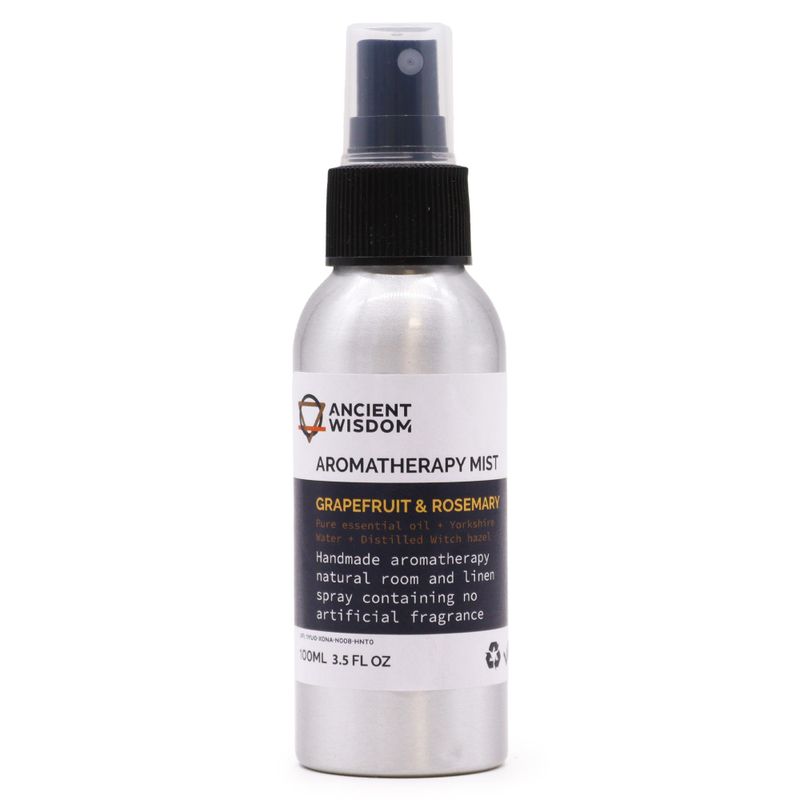 100ml Raumsprays mit ätherischen Ölen - Graperfruit & Rosemarin