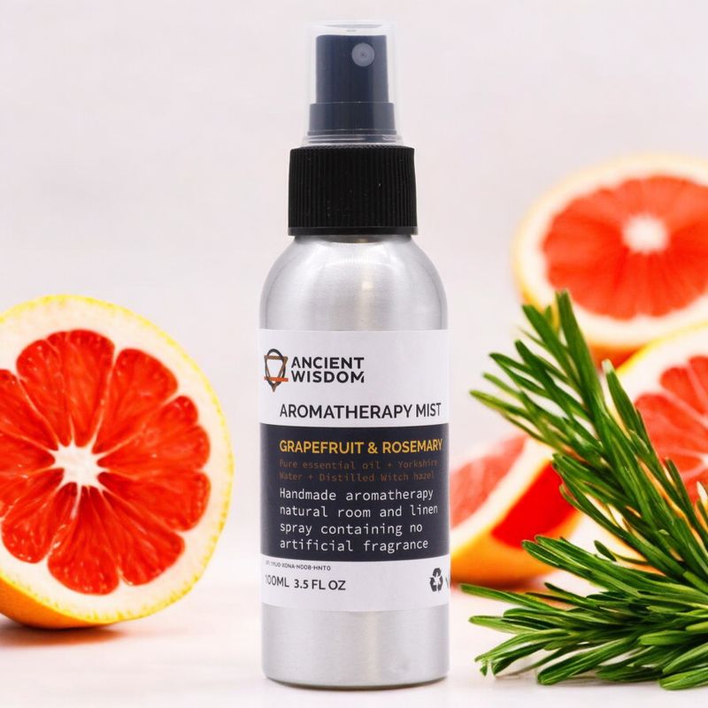 100ml Raumsprays mit ätherischen Ölen - Graperfruit & Rosemarin