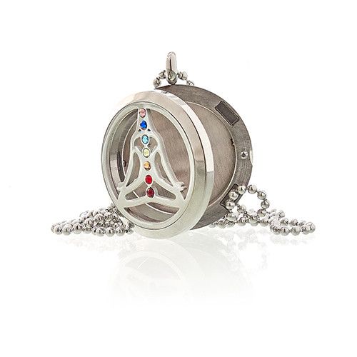 Aroma Diffusor Halskette - Yoga Chakra - 30mm