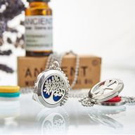 Aroma Diffusor Halskette - OM Chakra - 30mm
