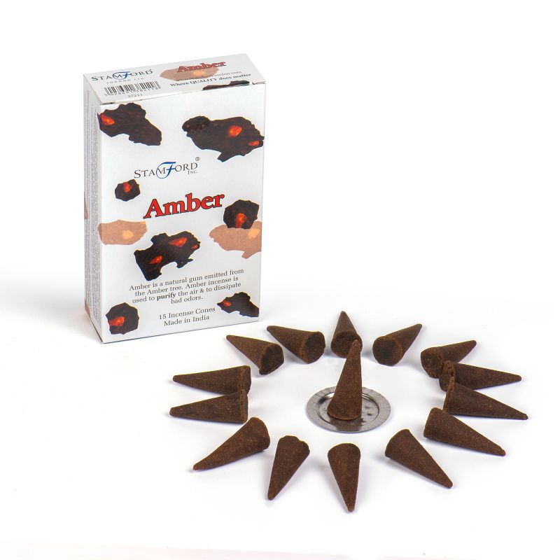 Amber Räucherkegel