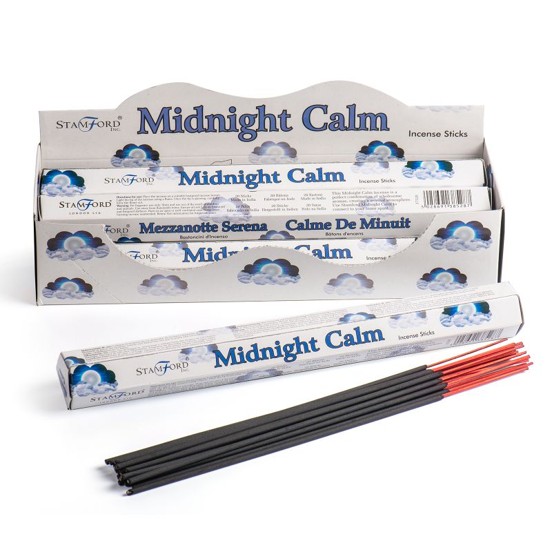 Schachtel mit 6 Midnight Calm Premium-Räucherstäbchen