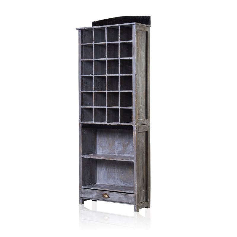 Tafelkerzen Displayregal - Grau