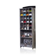 Tafelkerzen Displayregal - Grau