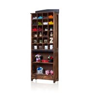 Tafelkerzen Displayregal - Braun